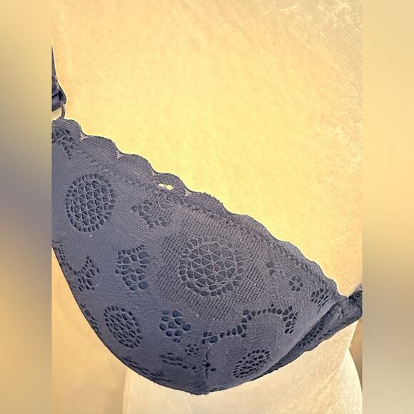 Aerie Real‎ Happy Plunge Bra, Size 32D - Picture 3 of 8